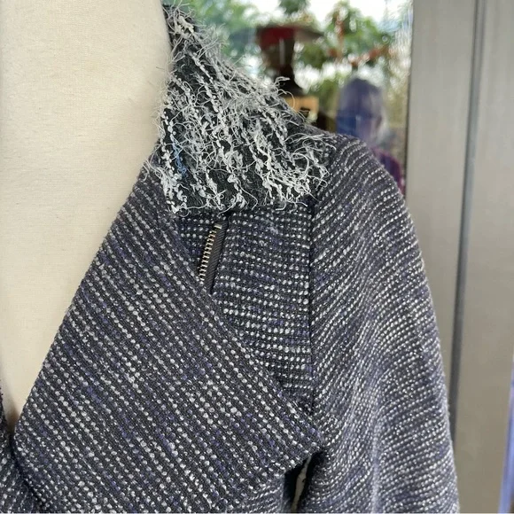 SACRED THREADS ~ Fantastic Pattern-Blocked Jacket w/Floral Detail at Hem ~Medium - Picture 3 of 7